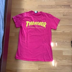 Pink thrasher shirt